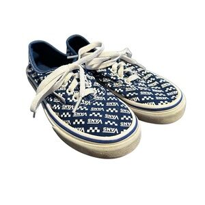 Vans Authentic Era Classic Canvas Skateboarding Shoes Navy  Size Kids 1